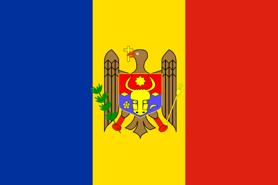Drapeau national de la République de Moldavie